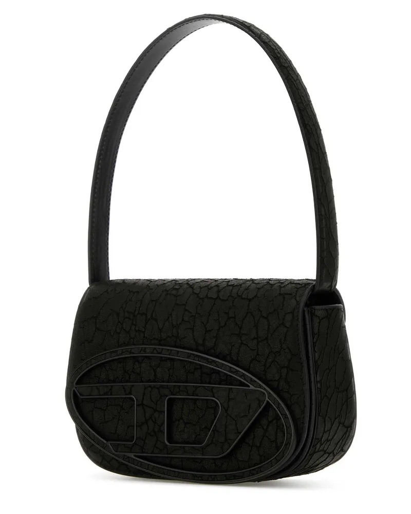 Diesel Women's Shoulder Bag Black Ovine Leather Bovine Black