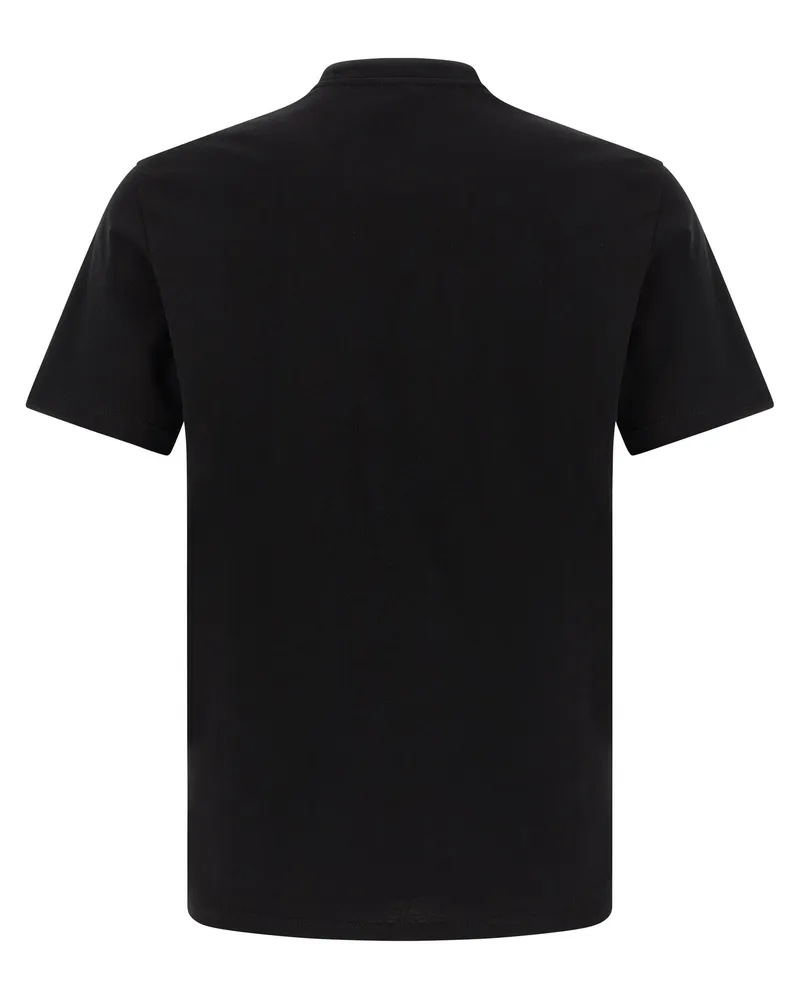 Versace Men's Black Cotton T-Shirt Black