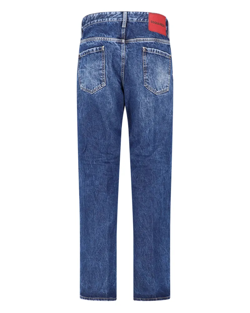 Dsquared2 Men's Jeans Blue Cotton Blue
