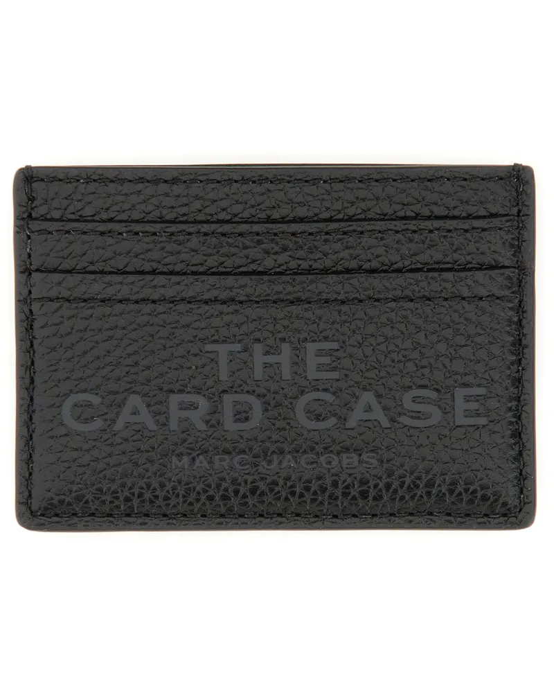 Marc Jacobs Cow Leather Card Case — Black Black