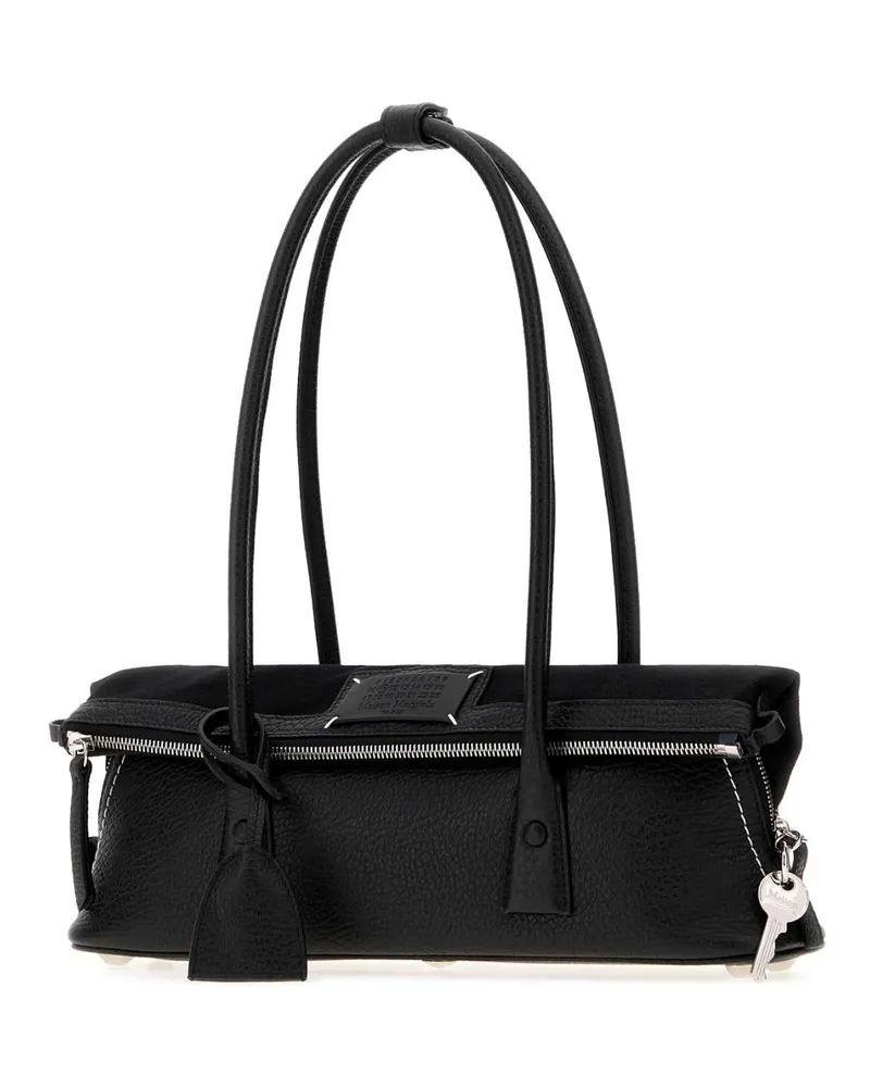 Maison Margiela Women's Black Leather 5ac Shoulder Bag Borse A Mano Black