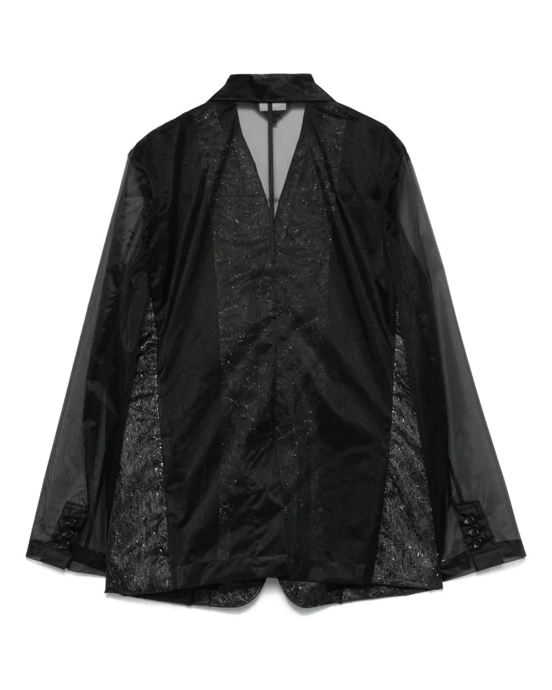Comme des Garçons Chiffon Blazer — Black Black