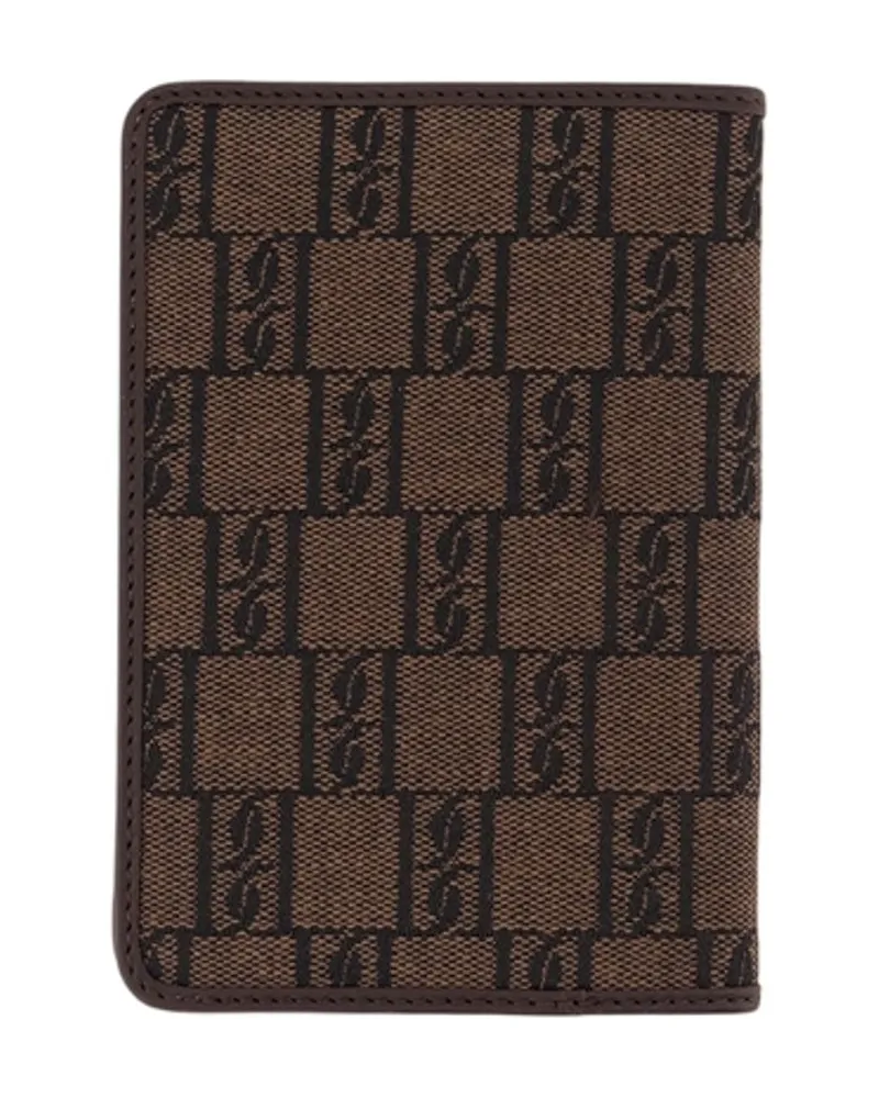 By Malene Birger Women's Cara Passport Holder -  Cotton Brown Accessories Passport-Holder Brown