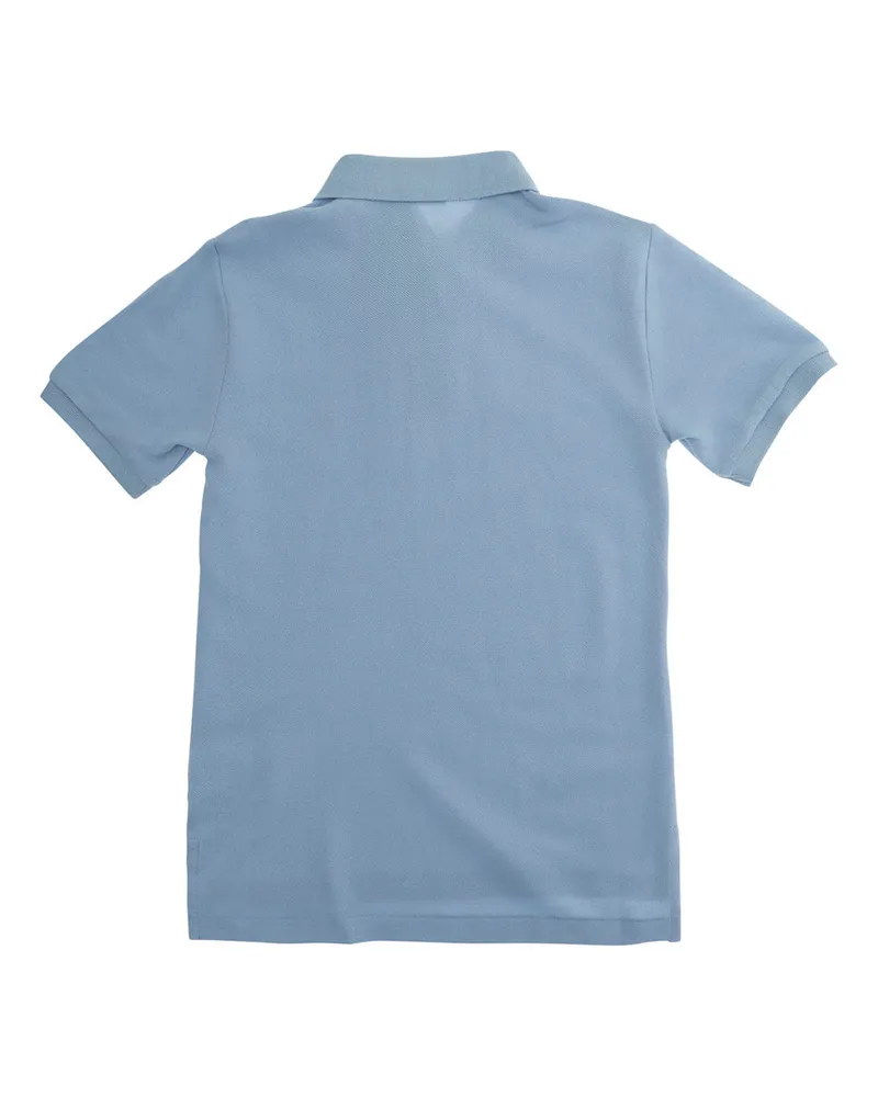 Ralph Lauren Cotton Classic Collar Polo Shirt — Blue Blue
