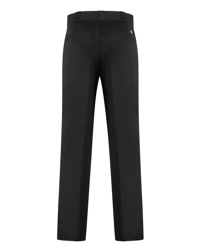 Dickies Men's 874 Cotton-Blend Trousers Black Polyester Chinos Black