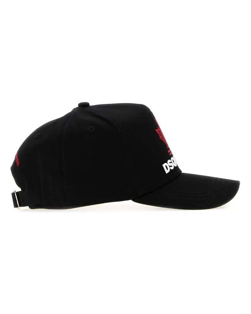 Dsquared2 Nero Cappelli Exterior: Cotton Hat Black