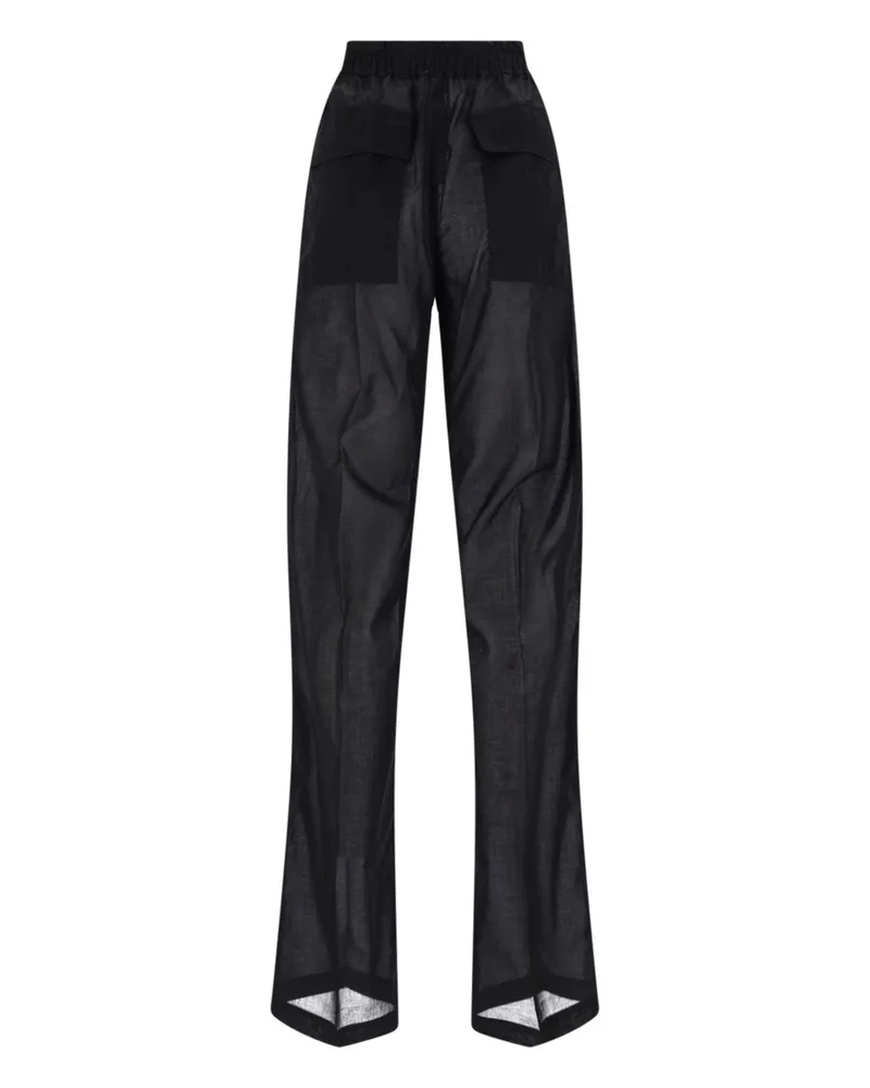 Rick Owens Women's Trousers Black Cotton Black