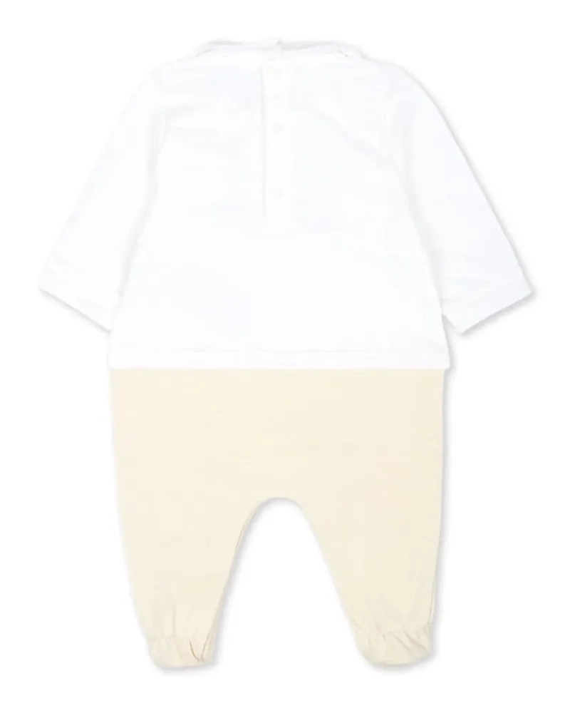 Moschino Cotton Romper — Beige Beige