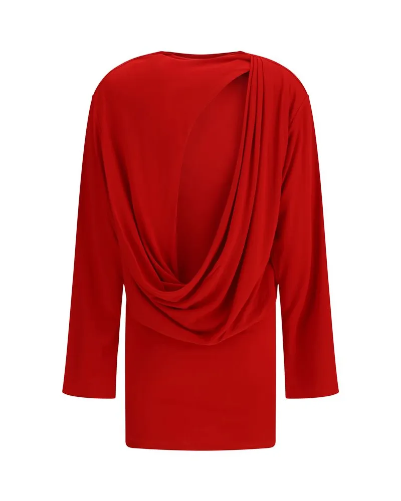 Jacquemus Women's Multicolor Viscose Cocktail Dress Red