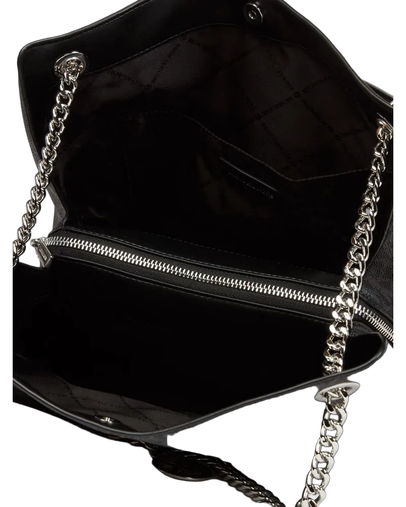 Michael Kors Women's Crossbody Bag Black Polyvinyl Chloride Crossbody-bags Black