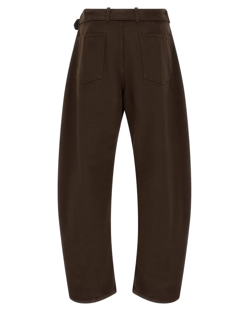 Christophe Lemaire Twisted Trousers — Brown Brown