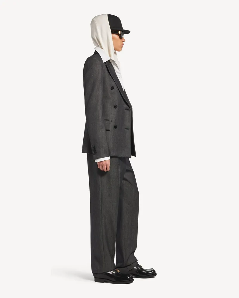 Balenciaga Women's Db Tailored Jacket Blue Blue