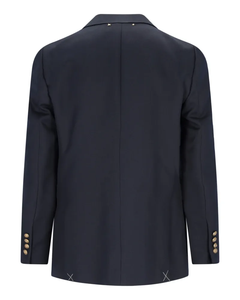 Golden Goose Men's Jackets Blue Polyester Navy