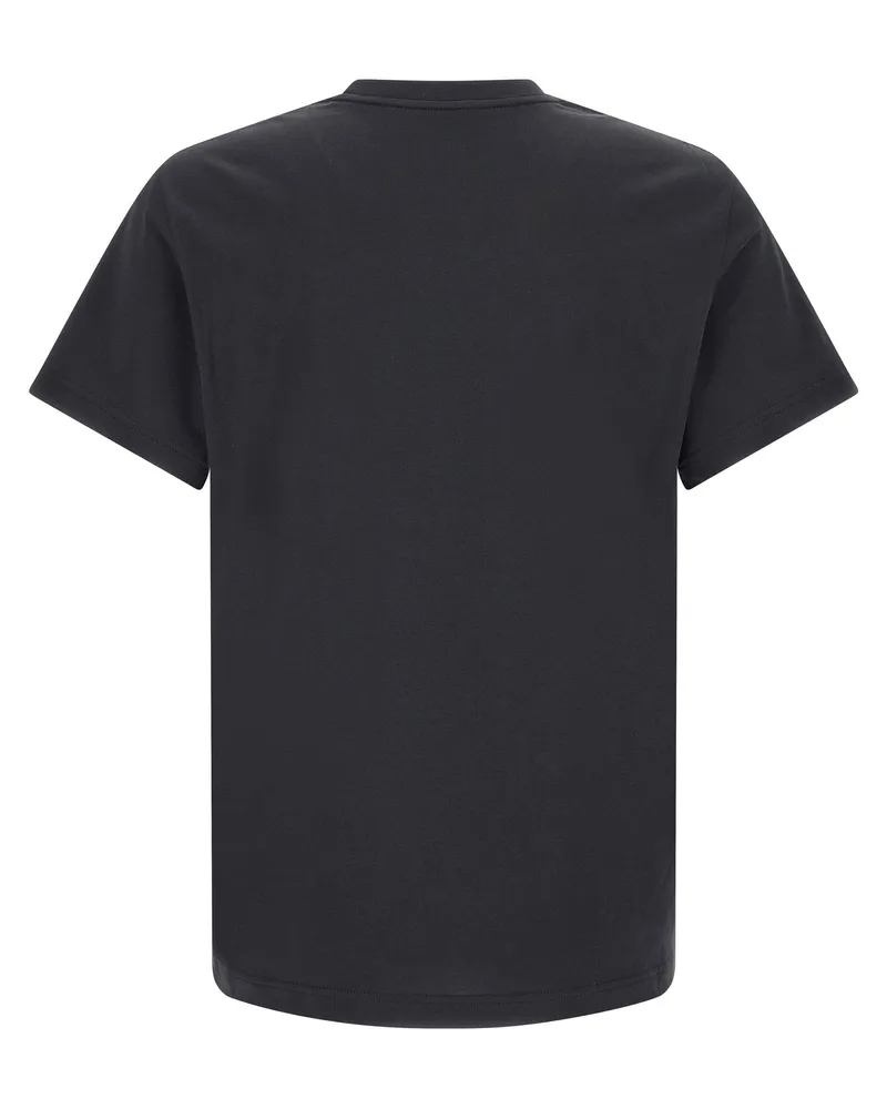 Moncler Logo Print T-Shirt — Black Black