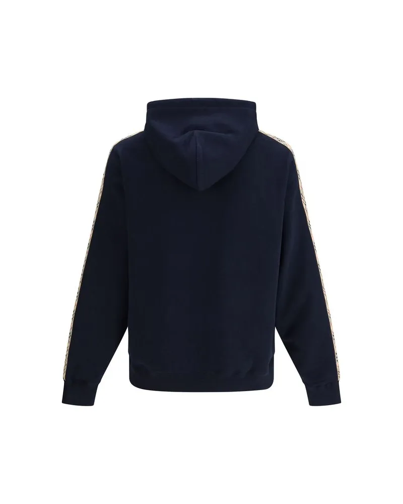 Burberry Men Blue Cotton Sweatshirt Clothing Navy