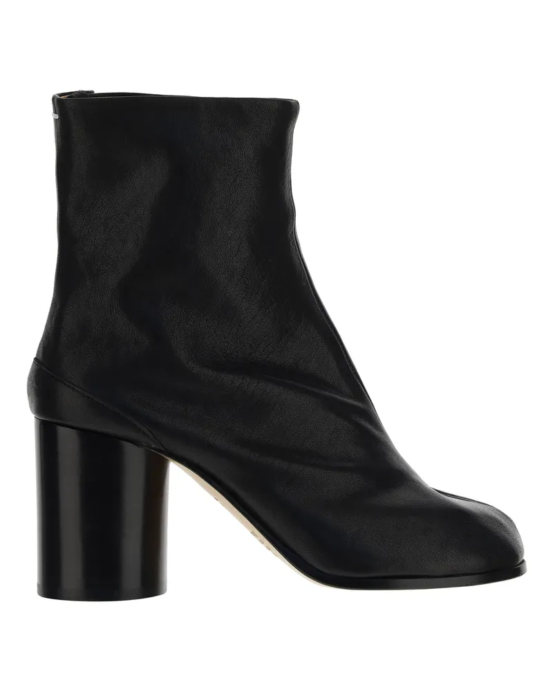 Maison Margiela Women's Ankle Boots Tabi Black Upper: Lamb Black