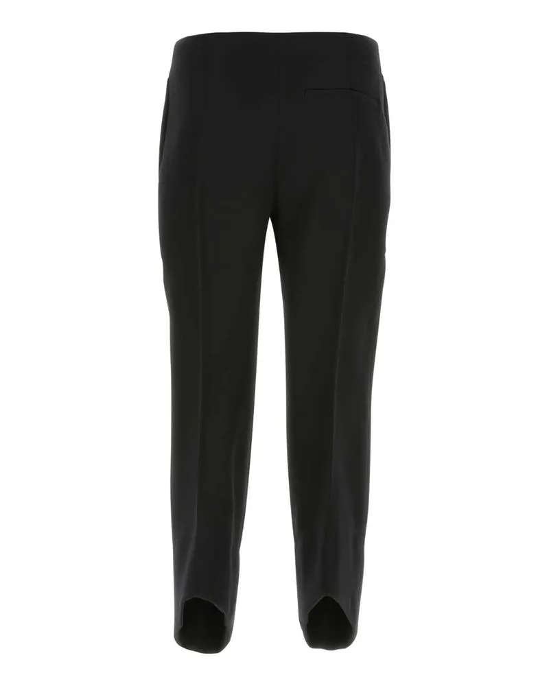 Bottega Veneta Women's Black Wool Pant 1000 Exterior: Pantaloni Trousers Black