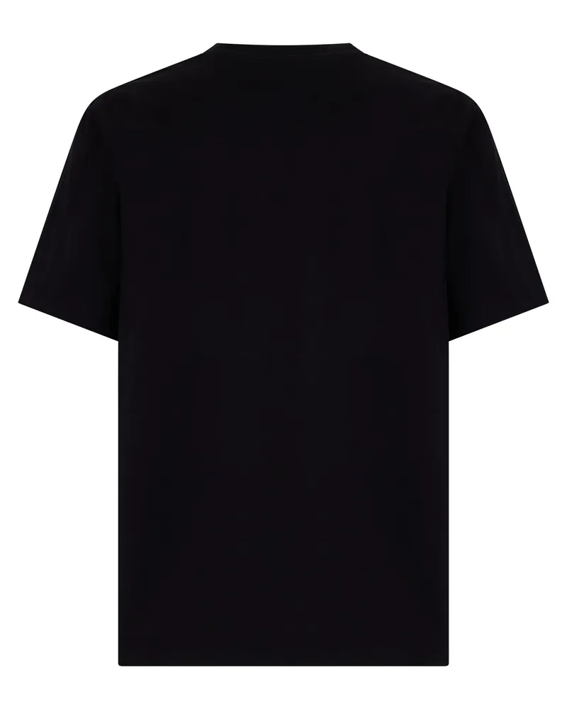 Canada Goose Men Embroidered Cotton T-Shirt Black T-Shirts And Polos Black