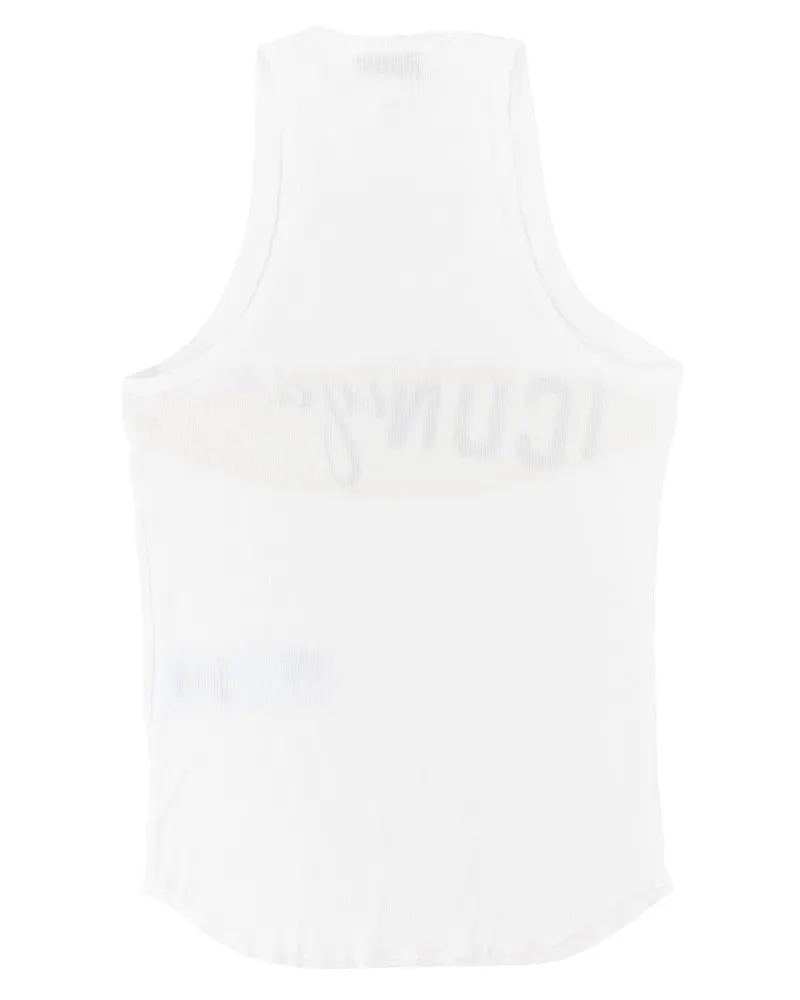 Dsquared2 Cut-Out Cotton Blouse — White White