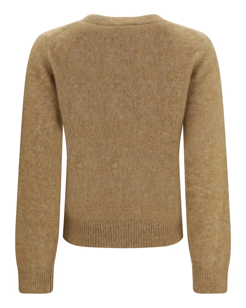 Ganni Teddy Sweater — Camel Camel