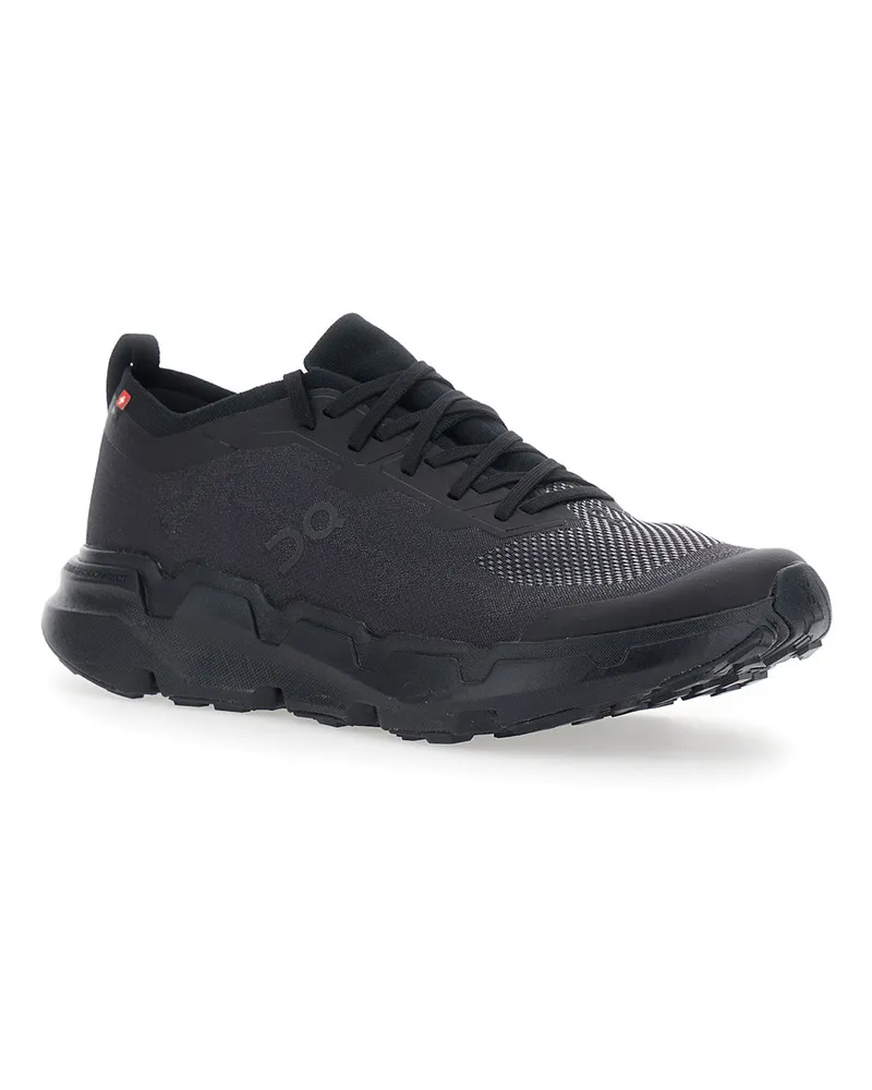 ON Men's Sneakers Cloudsoma Black Tech Fabric Trainers Black