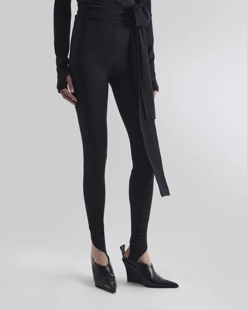 IRO Ruched Leggings — Black Black