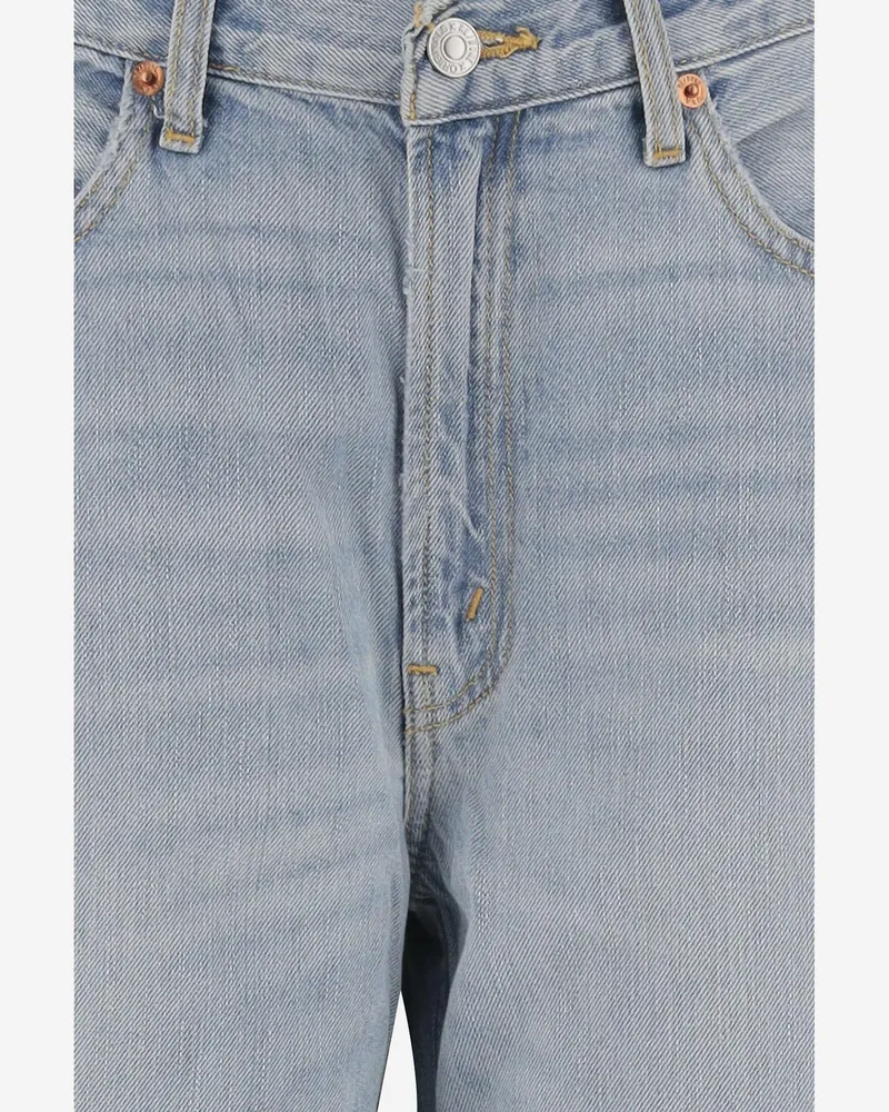 RE/DONE Women's Light Denim Jeans Cotton Blue