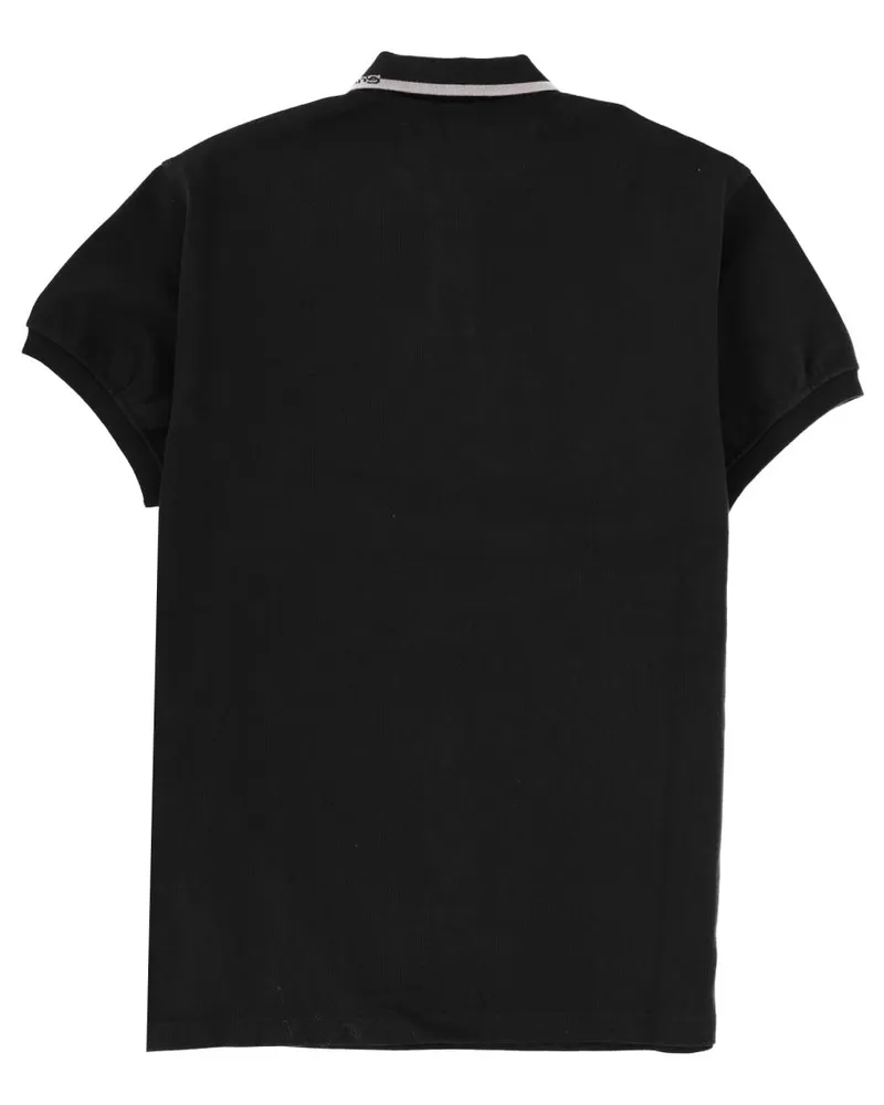 Alexander Wang Cotton Oversized Polo Dress — Black Black