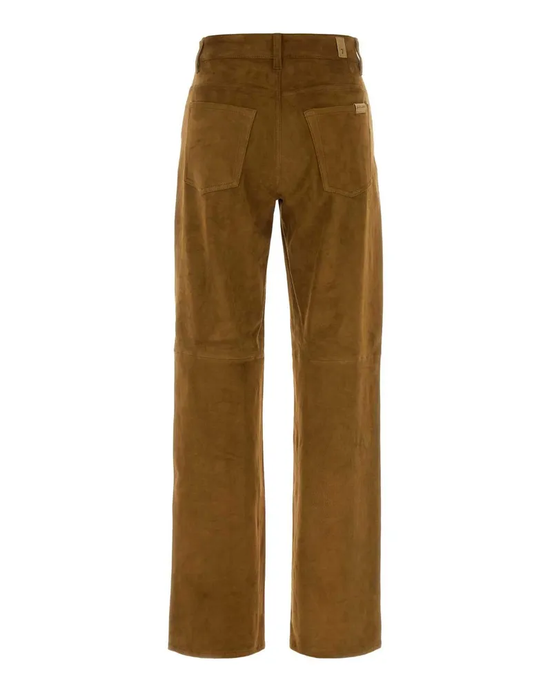 7 for all mankind Renna Trousers — Brown Brown