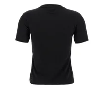 Women's Black Cotton T-Shirt