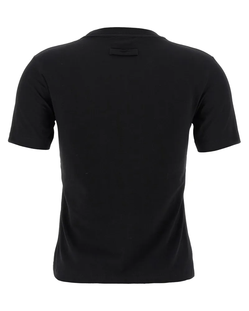 Jean Paul Gaultier Women's Black Cotton T-Shirt Black