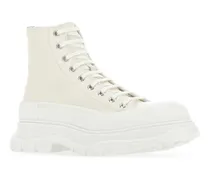 Men's Sand Leather Tread Slick Sneakers 7701
