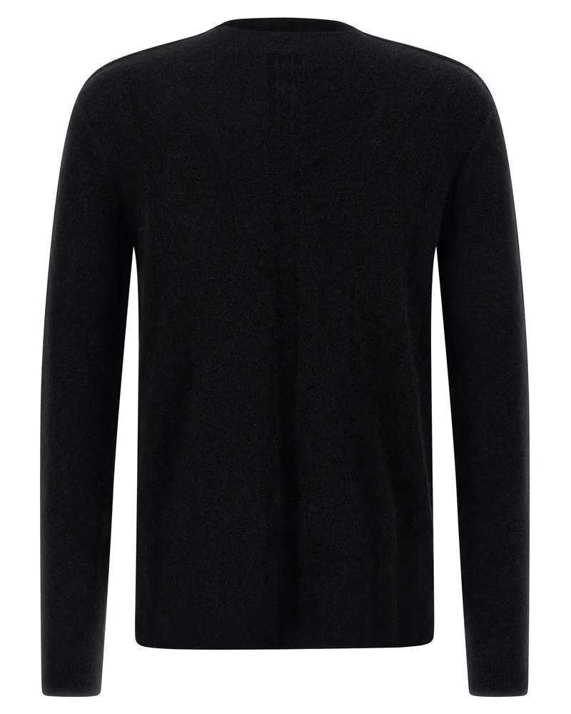 Rick Owens Wool Cut-Out Sweater — Black Black