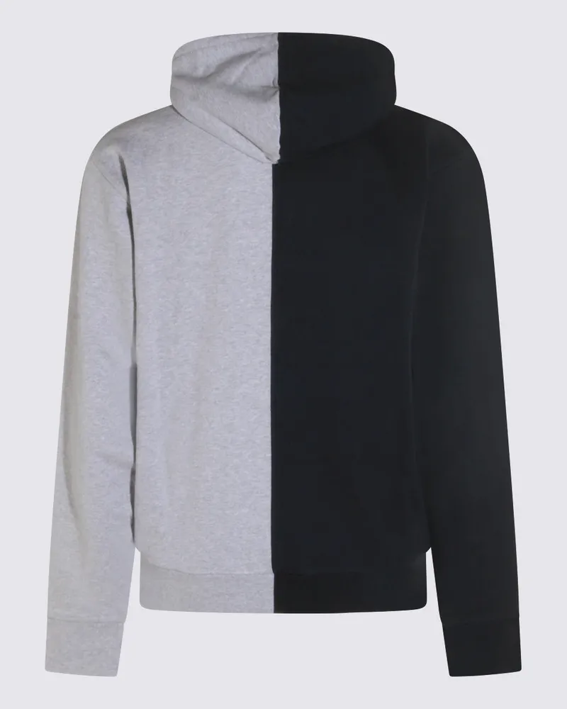 Arte Antwerp Men's Sweaters Grey-Navy _100 % Co Gray