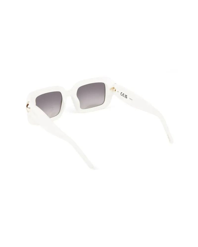 Furla Women's Sunglasses Cream Full Gloss Acetate White
