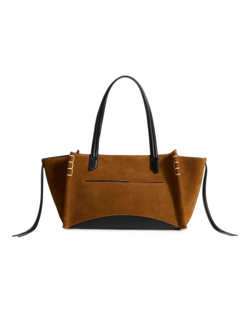032c Elongated Loafer Cabas Tote Bag — Camel Camel