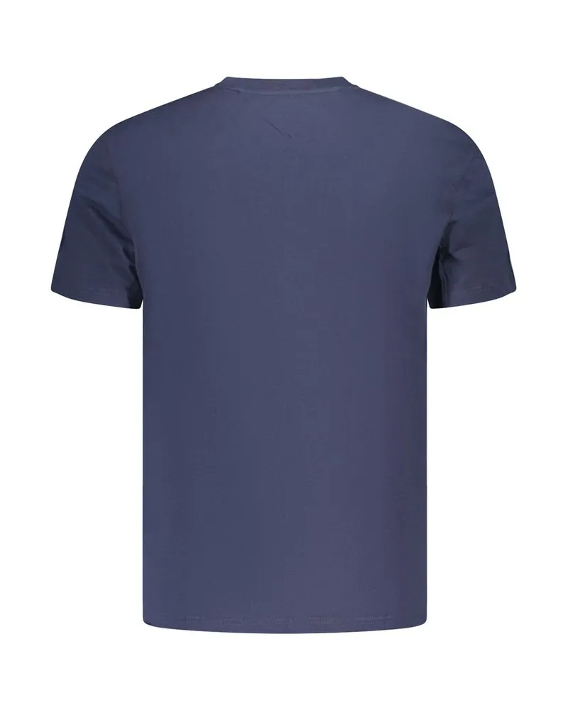 Tommy Hilfiger Logo-Printed Cotton T-Shirt — Navy Navy