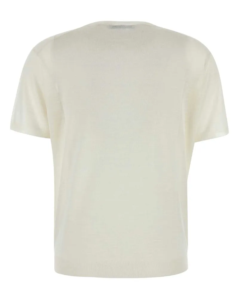 Prada Women's Ivory Cashmere Sweater Naturale Beige