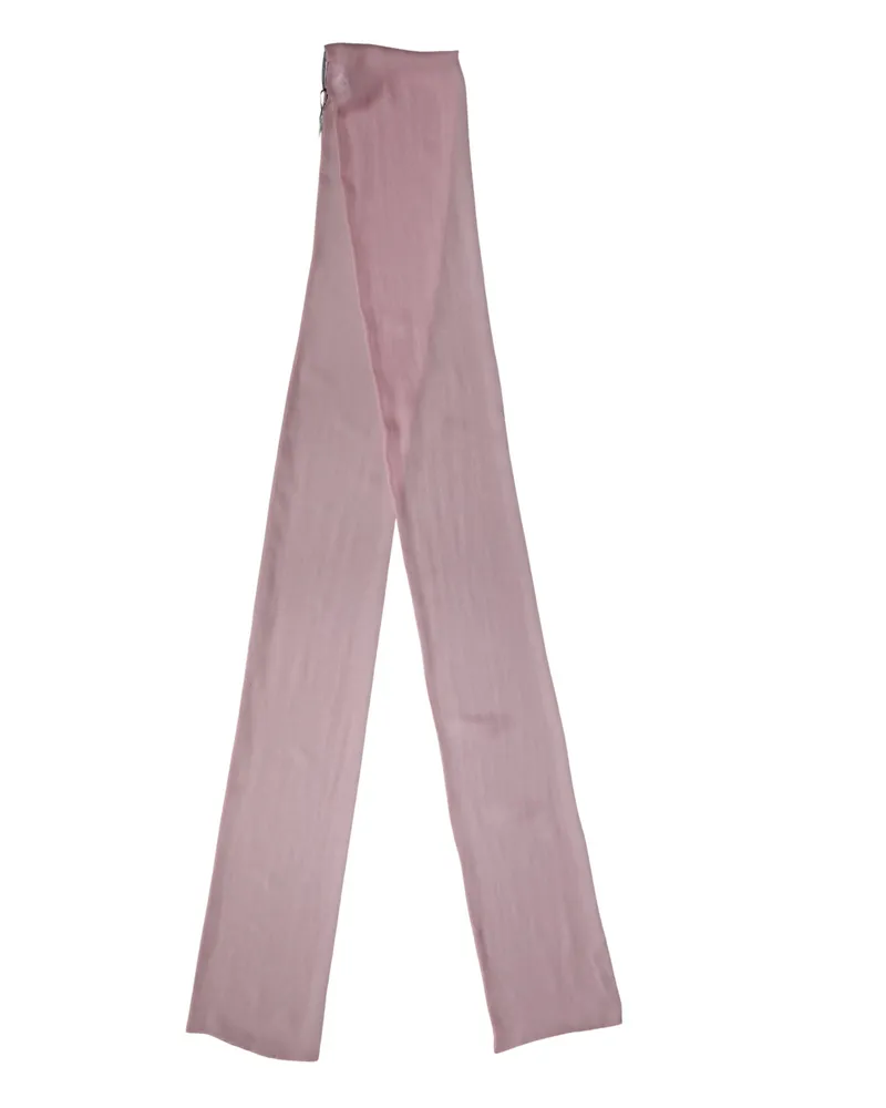 Dolce & Gabbana Women's Pink Silk Sash Wrap Shawl Foulard 291cm X 19cm Scarf Pink