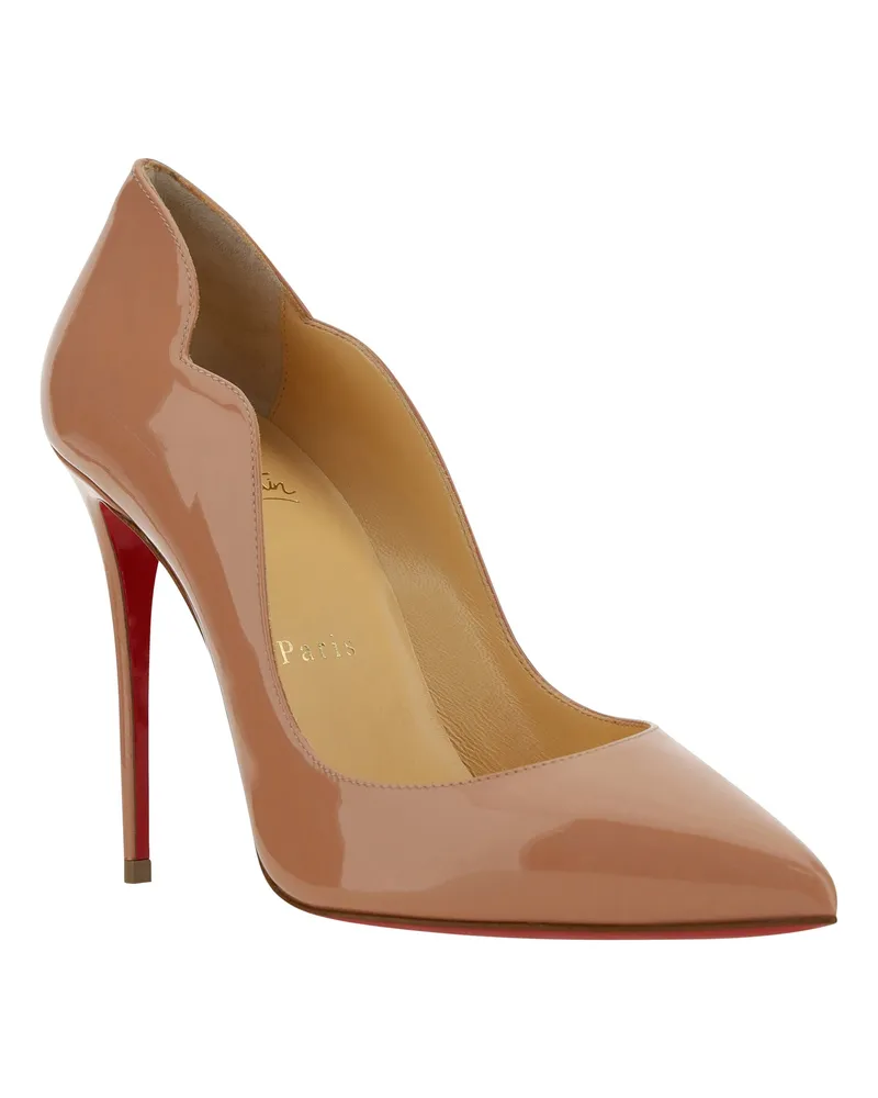 Christian Louboutin Women's Hot Chick Pumps Blush High Heel Shoes Beige