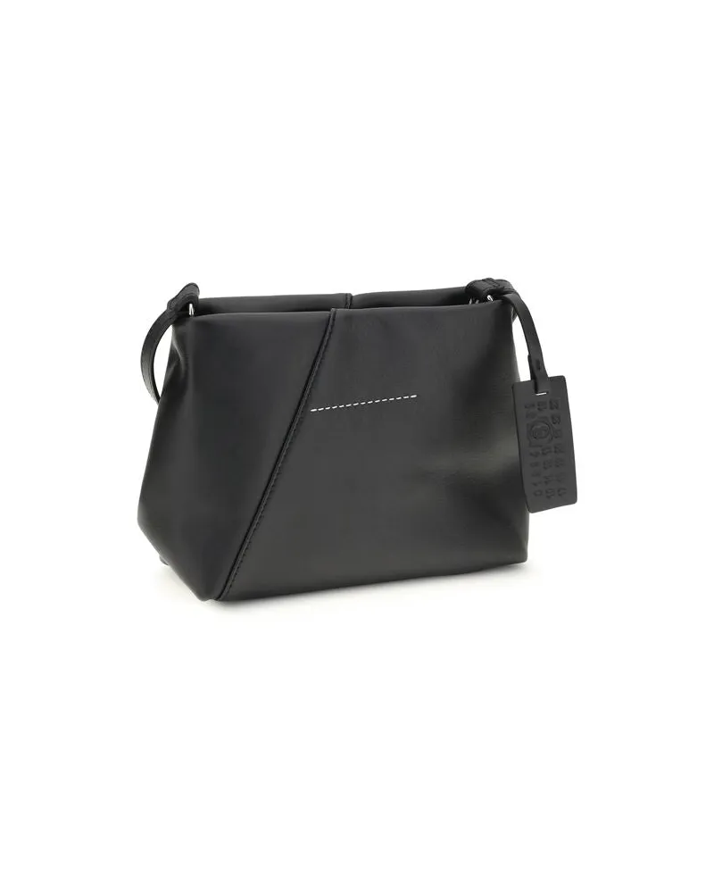 Maison Margiela Calf Leather Shoulder Bag — Black Black