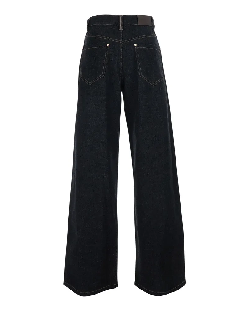 Brunello Cucinelli Women's Jeans Black Denim Black