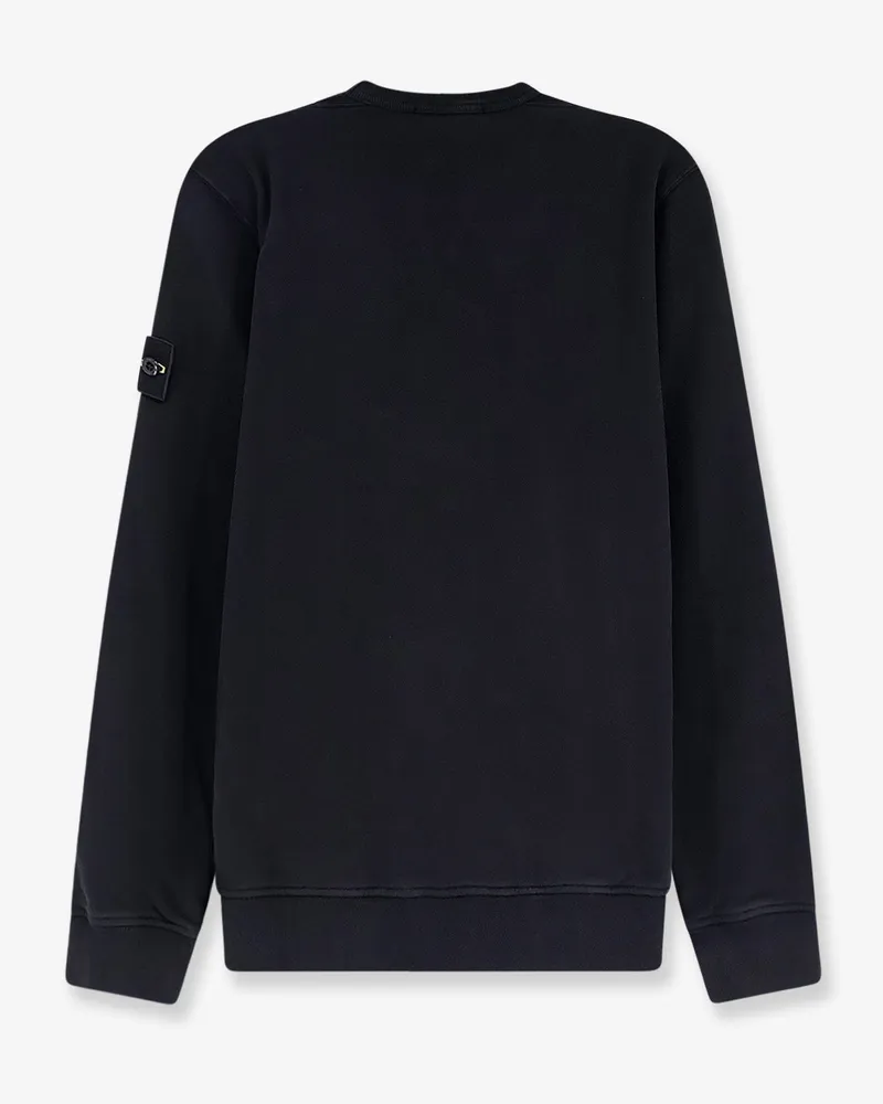 Stone Island Men's Sweatshirt Organic Cotton Black Sweatshirts Sweater Black
