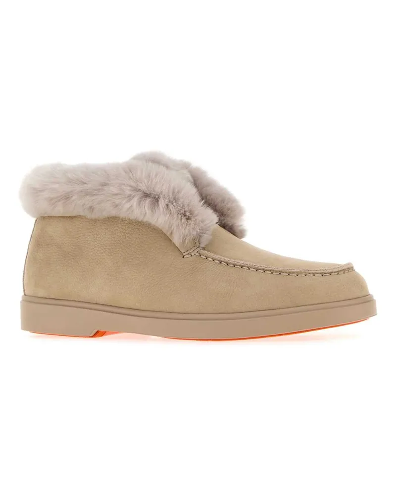 Santoni Yalta Loafer — Beige Beige