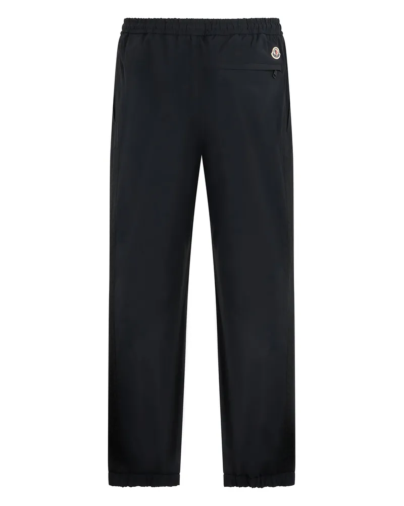 Moncler Elastic Waistband Trousers — Black Black