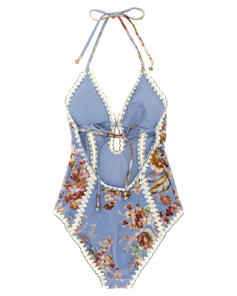 Zimmermann Women's Blue Polyamide One-Piece Swimsuit Clothing Blue