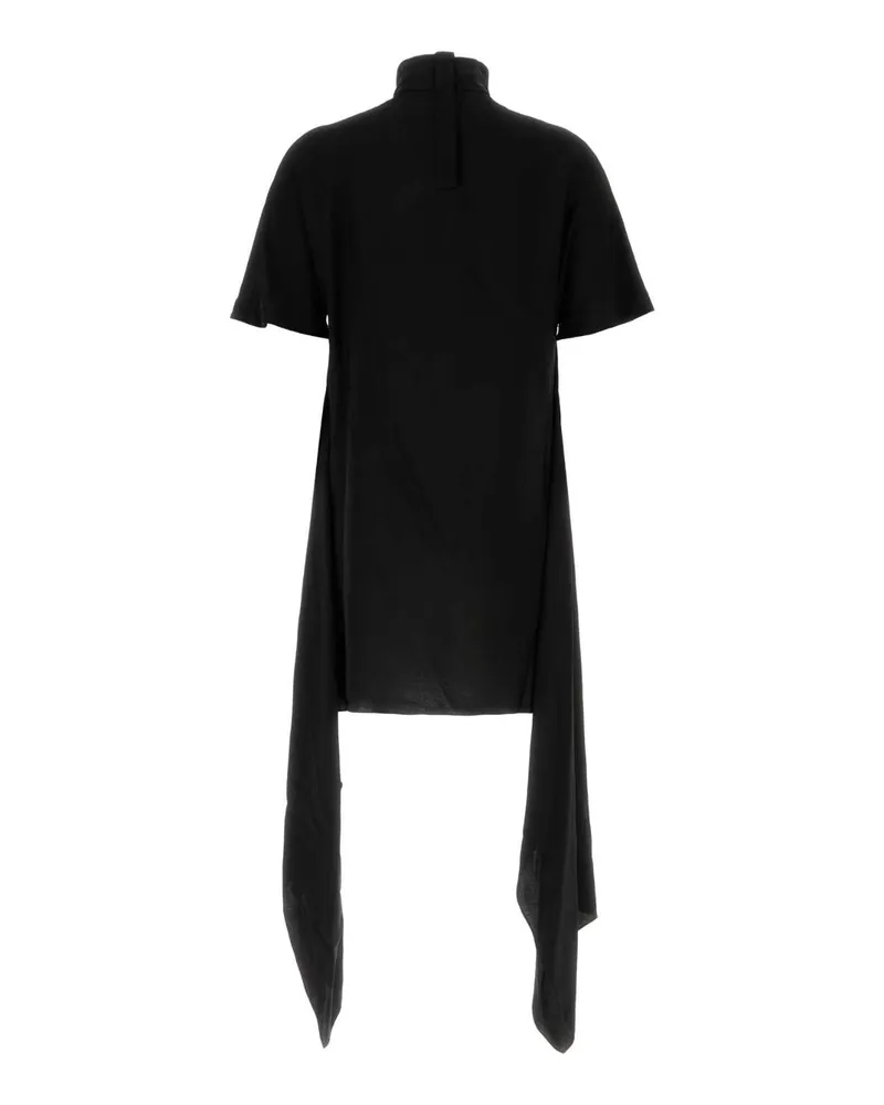 Alaïa Women's Black Jersey Mini Dress Noir Exterior: Viscose Abiti Black