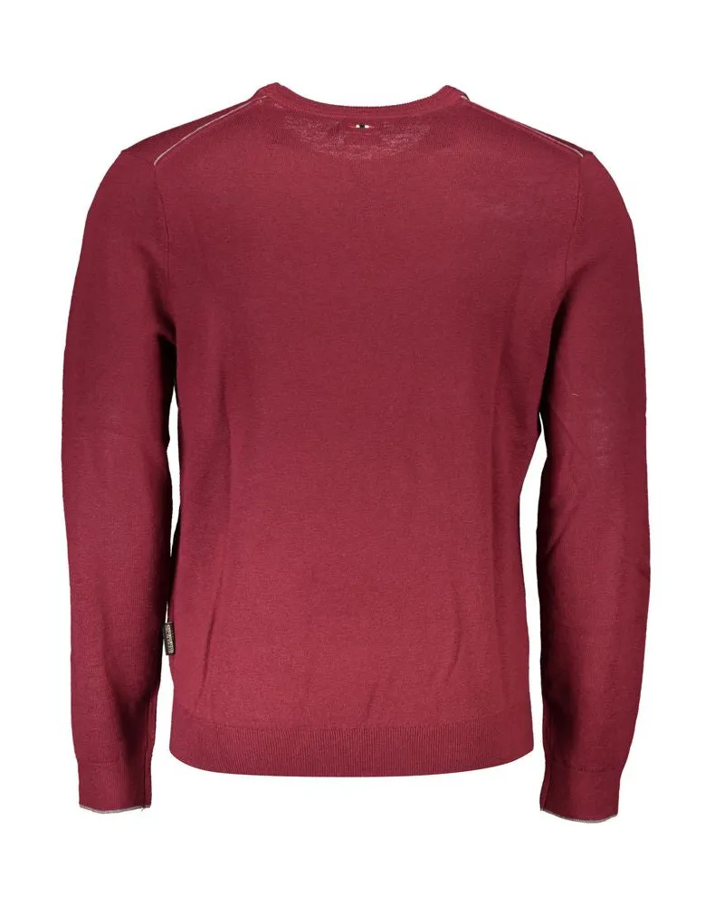 Napapijri Crew Neck Sweater — Burgundy Burgundy