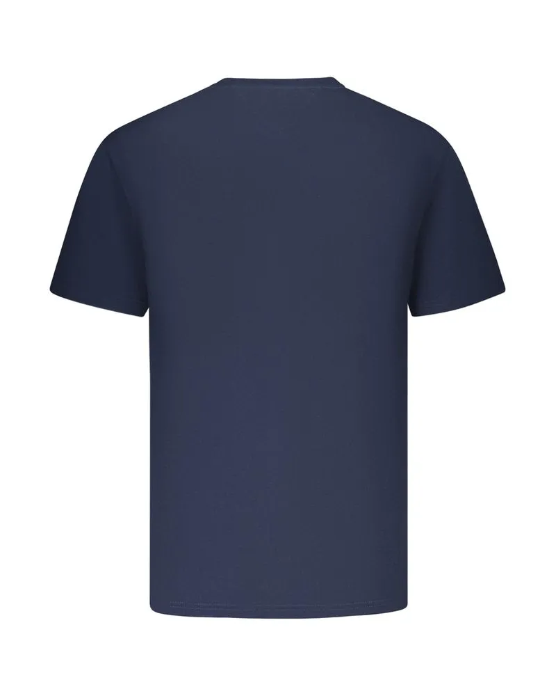 Tommy Hilfiger Logo-Print Cotton T-Shirt — Navy Navy