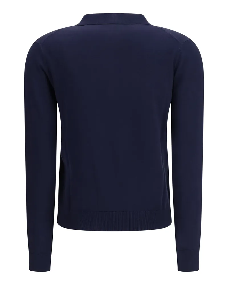 Max Mara Women's Palanca Sweater Blu Viscose; Polyester Navy